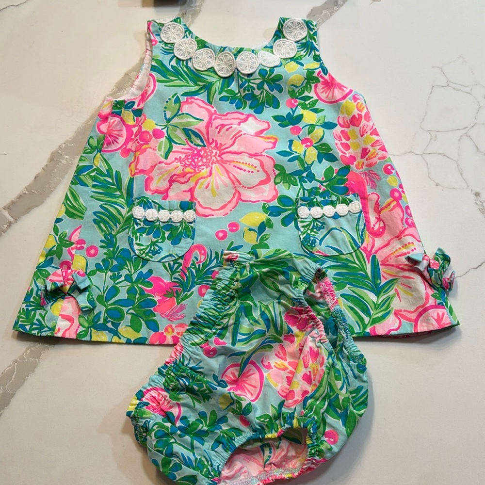 Lilly baby knit shift dress
